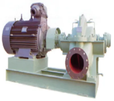 ③ Horizontal, <br>Single Stage, <br>Double Suction,<br>Volute Casing <br>Centrifugal Pump<br> 1
