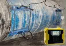 ① Flow Meter <br>(유량계) ①-1 Clamp-on <br>Ultrasonic Flowmeter <br>외벽 부착식 <br>초음파 유량계 1 xonic_100l