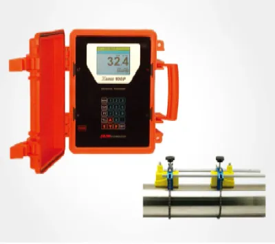 ①-2 Portable <br>Ultrasonic Flowmeter  1
